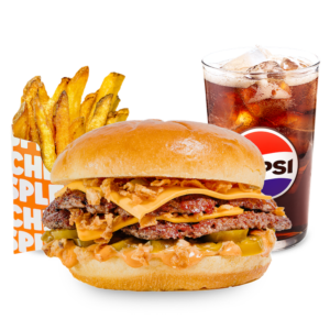 MENIU DOUBLE SAMURAI BURGER